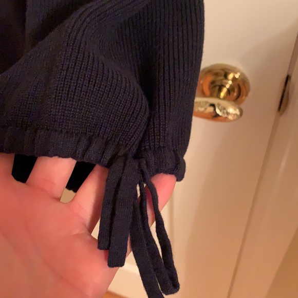 Banana Republic Tie Sleeve Sweater | Blue - Picture 3 of 8